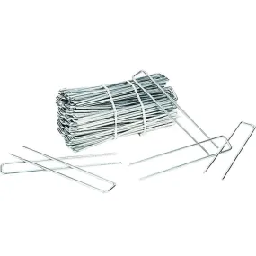 100 Stuks- Gronddoek Pennen Metaal 20 x 3 cm