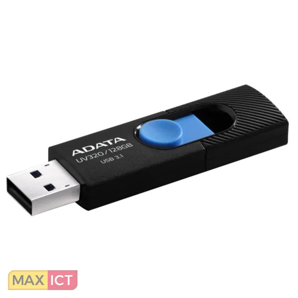 ADATA UV320 128GB USB 3.2 (GEN 1) CAPACITY ZWART, BLAUW USB FLASH DRIVE