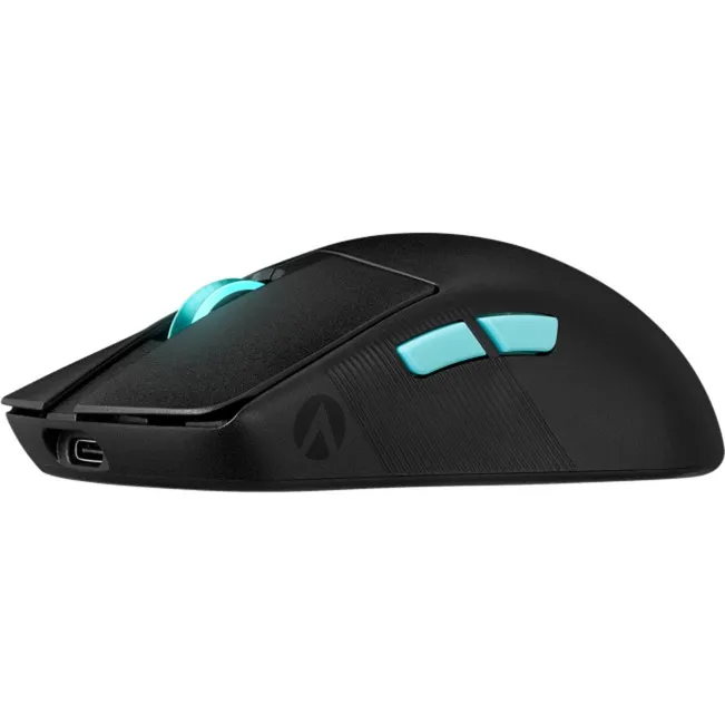 ASUS ROG HARPE ACE AIM LAB EDITION GAMING MUIS (ZWART, 100  36.000 DPI, USB 2.0, 2,4 GHZ, BLUETOOTH, RGB LEDS)