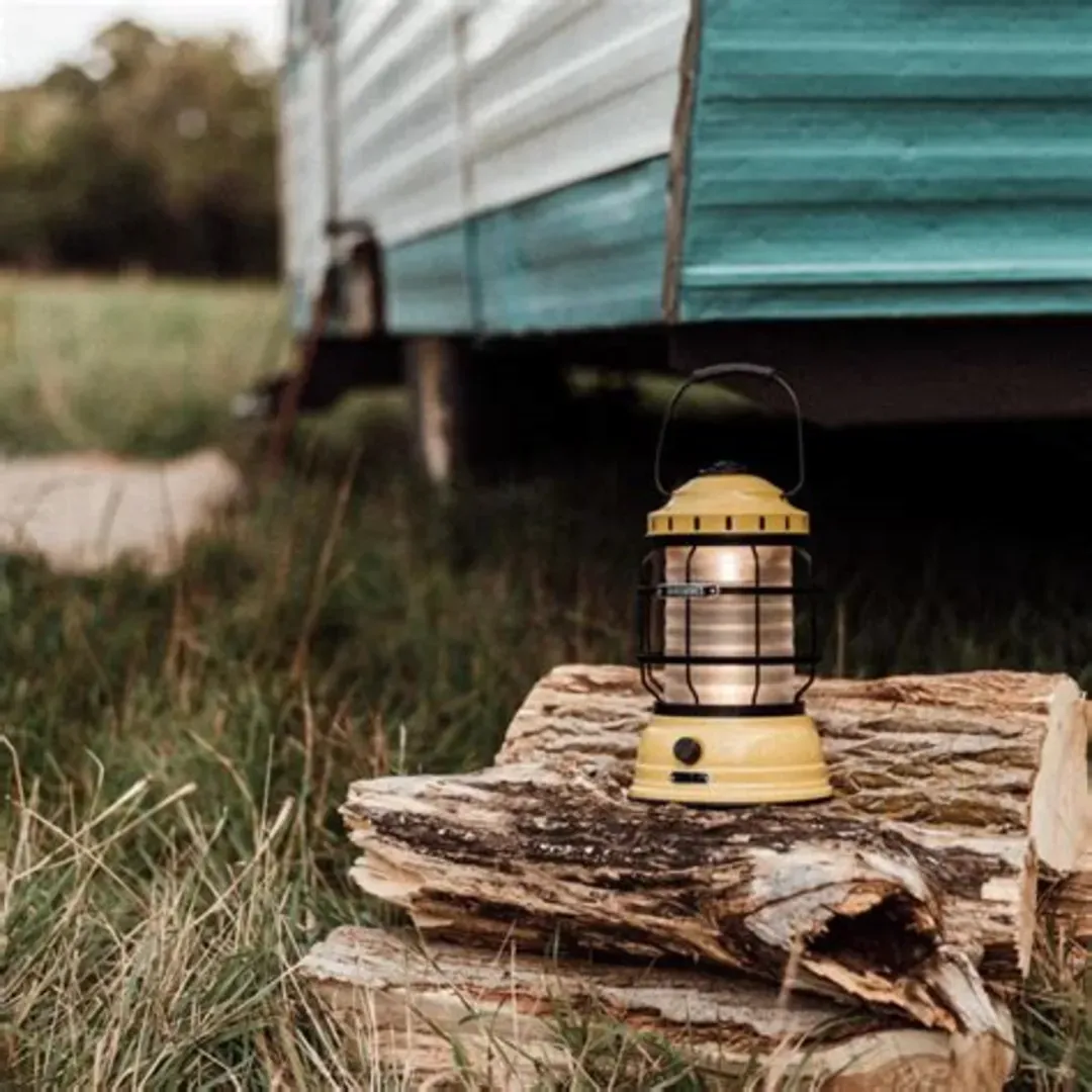 BAREBONES FOREST LANTERN DUSTY YELLOW 1325 LUMEN USB