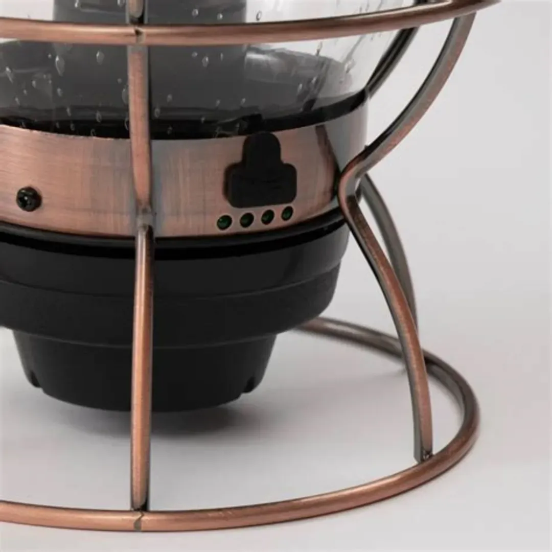BAREBONES RAILROAD LANTERN BRONZE  USB