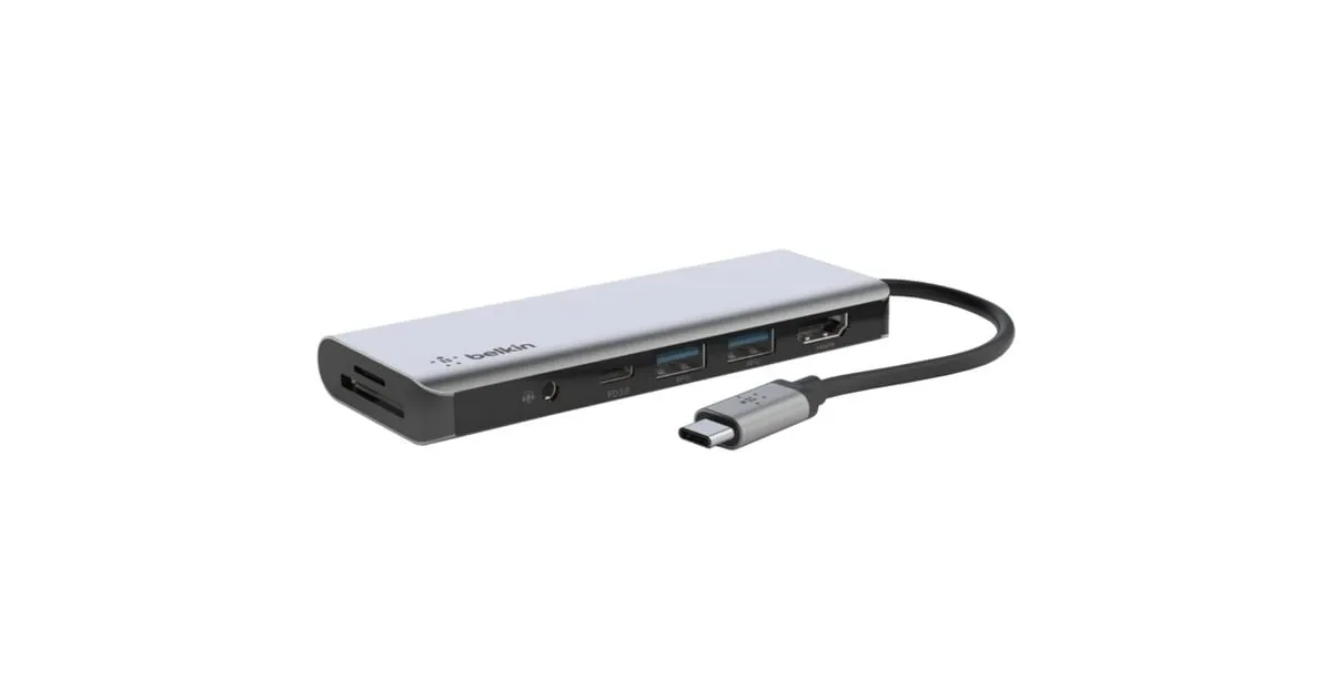 BELKIN UCBC 7IN1 MULTIPORT USBHUB