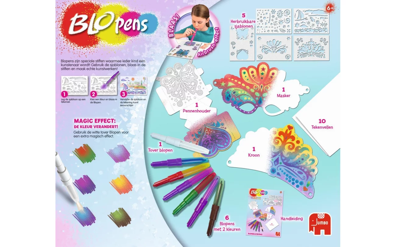 Blopens Magic met 6 pennen