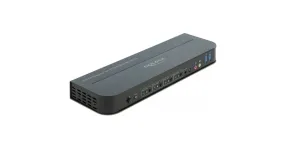 DeLOCK DisplayPort 1.4 KVM Switch kvm-switch (Zwart, 8K 30 Hz, USB 3.0, Audio)