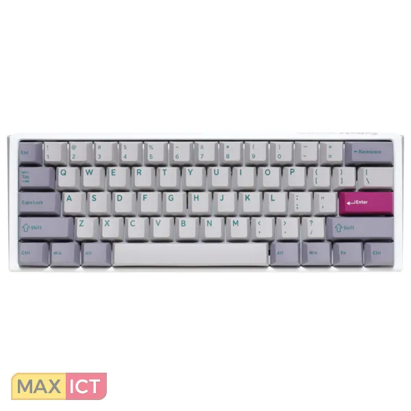 Ducky Ducky One 3 Mini Mist Grey toetsenbord Gamen USB Duits Grijs
