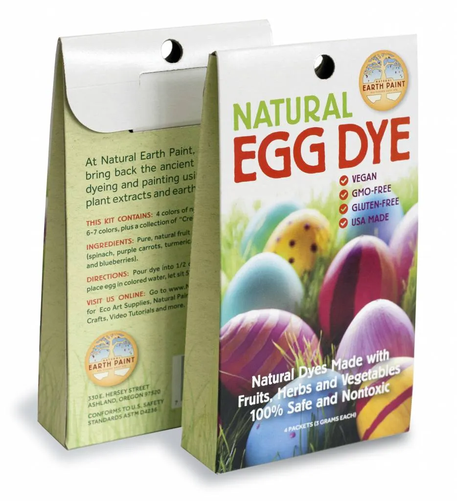 EIERVERF  EGG DYE NATUURLIJKE VEGANISTISCHE VERF VAN PLANTEN VOOR HET BESCHILDEREN VAN EIEREN