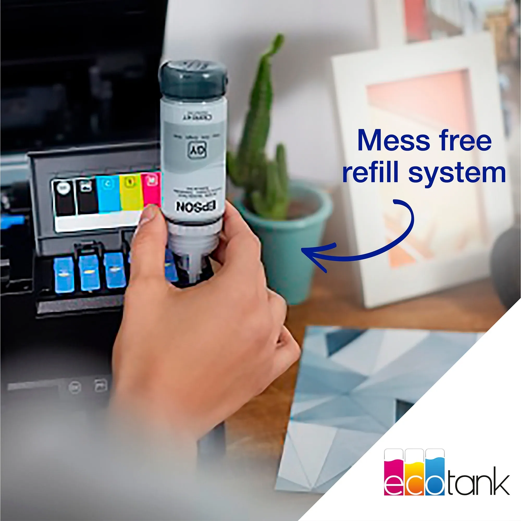 EPSON ECOTANK ET8550 ALLINONE INKJETPRINTER (ZWART, USB, WLAN, SCANNEN, KOPIëREN)