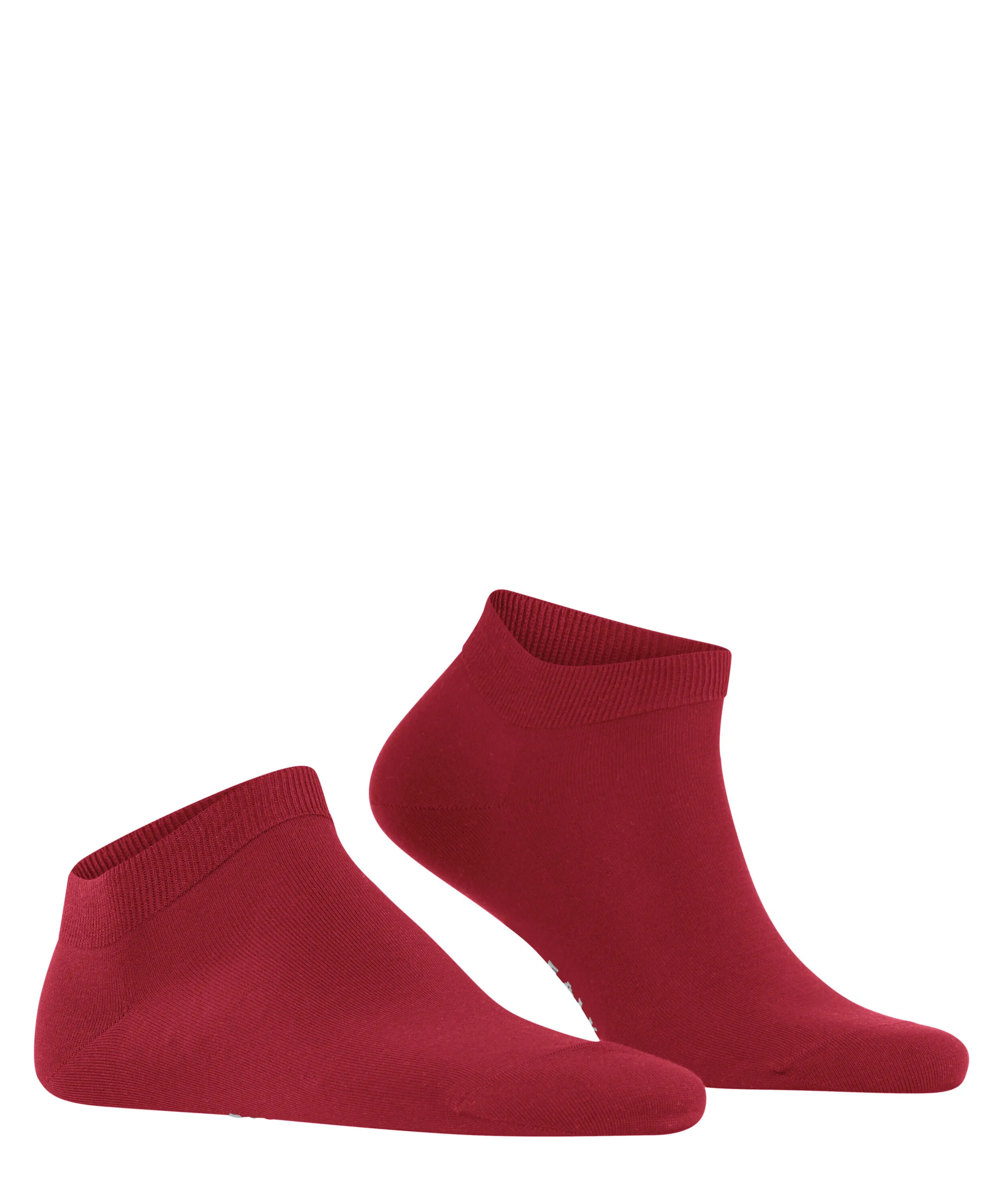 FALKE ClimaWool heren sneakersokken, rood (scarlet)