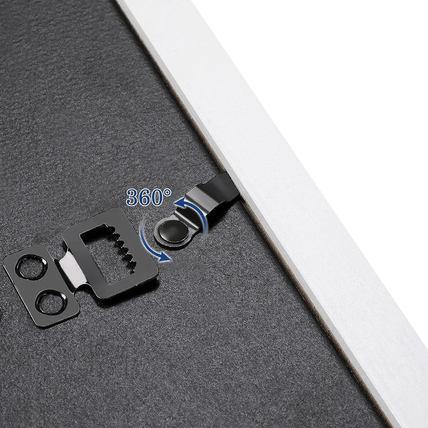Fotoframes set van 10 fotolijsten – 2 stuks 20 x 25 cm, 4 stuks 13 x 18 cm en 4 stuks 10 x 15 cm houten rand wit rpf310w