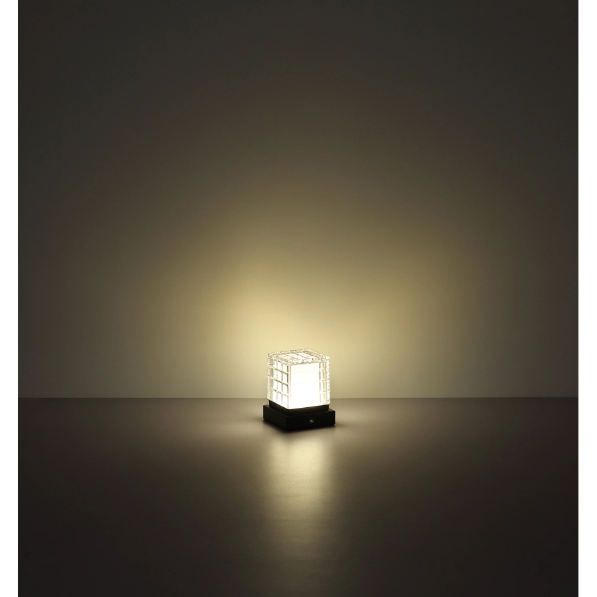 GLOBO  DIMBAAR LED TOUCH TAFELLAMPJE LED/2,5W/3,7V 2700K/4000K/6500K 1800 MAH USB ZWART