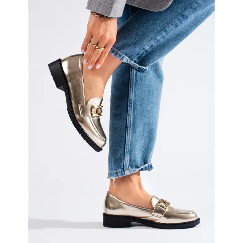 Gouden damesschoenen