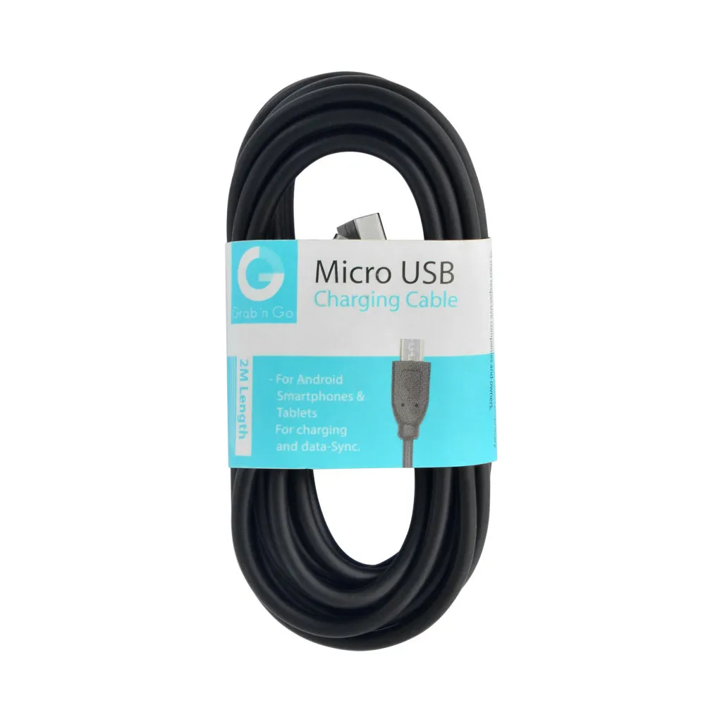 GRABNGO GNG LAAD/DATAK.MICROUSB 2M ZW