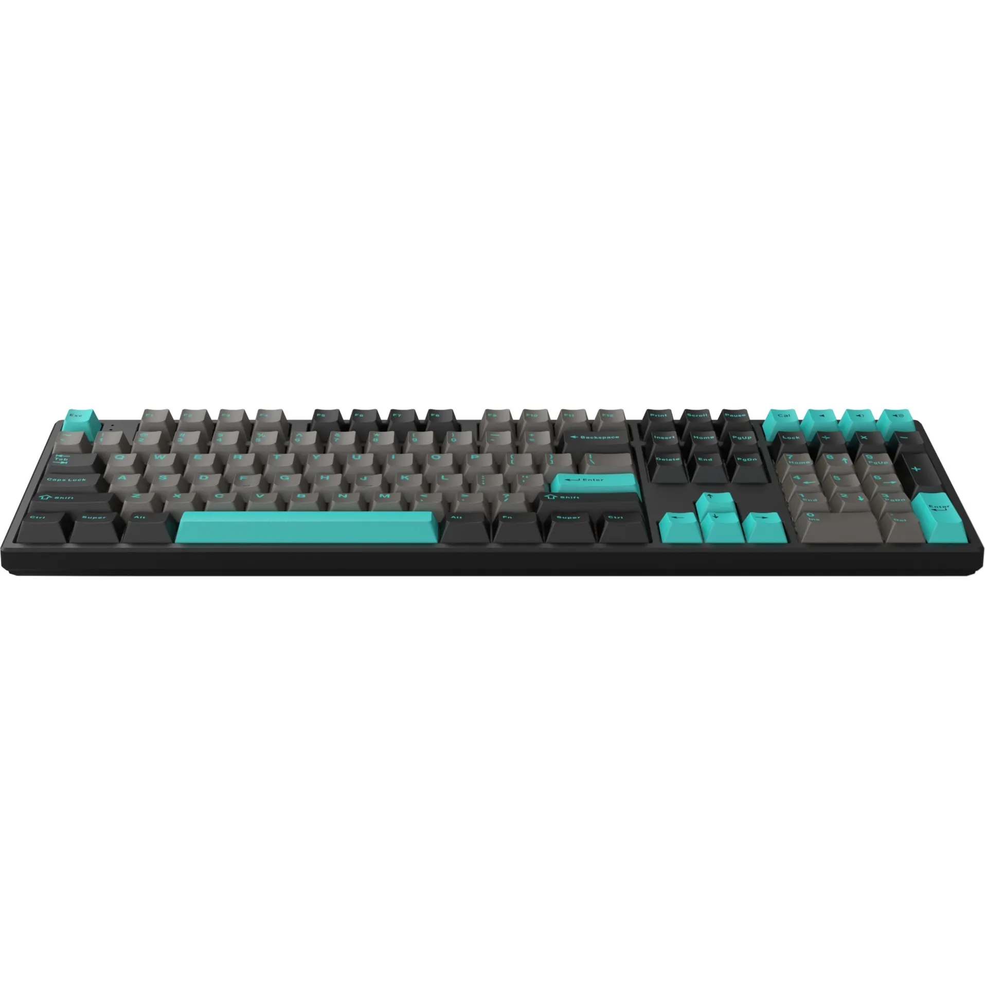HELLOGANSS HS108T OBSIDIAN, TOETSENBORD (ZWART/GRIJS, US LAYOUT, GATERON YELLOW, RGB LEDS, PBT DOUBLESHOT KEYCAPS, HOT SWAP, 2,