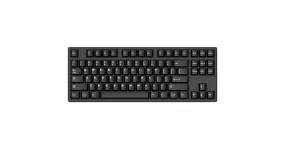 HelloGanss HS87T Black, toetsenbord (Zwart, US lay-out, Cherry MX Silent Red, TKL, RGB leds, PBT Doubleshot keycaps, hot swap, 2