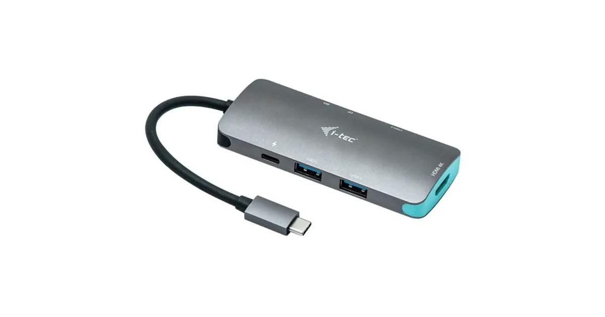 ITEC USBC METAL NANO DOCKINGSTATION (GRIJS)
