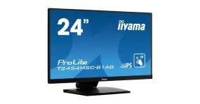 iiyama ProLite T2454MSC-B1AG 23.8 touchscreen monitor (Zwart, HDMI, VGA, 2x USB-A 3.2 (5 Gbit/s))