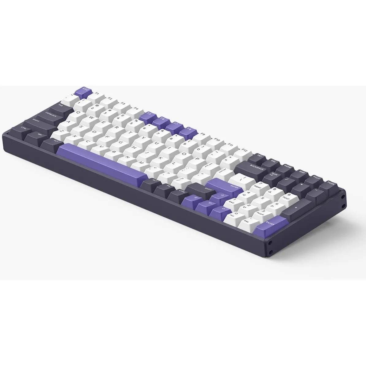 IQUNIX F97 LAVANDIN WIRELESS MECHANICAL KEYBOARD, GAMING TOETSENBORD (LAVENDEL, US LAYOUT, IQUNIX MOONSTONE TURBO, RGB LEDS, 96