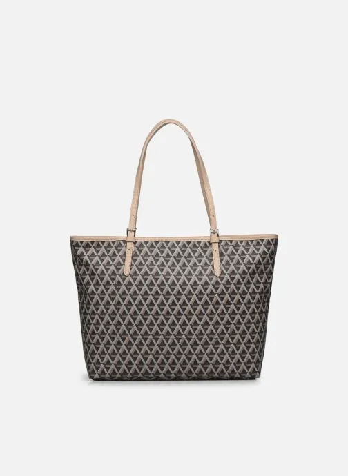      LANCASTER SAC CABAS éPAULE ZIPPéE L IKON  BRUIN   