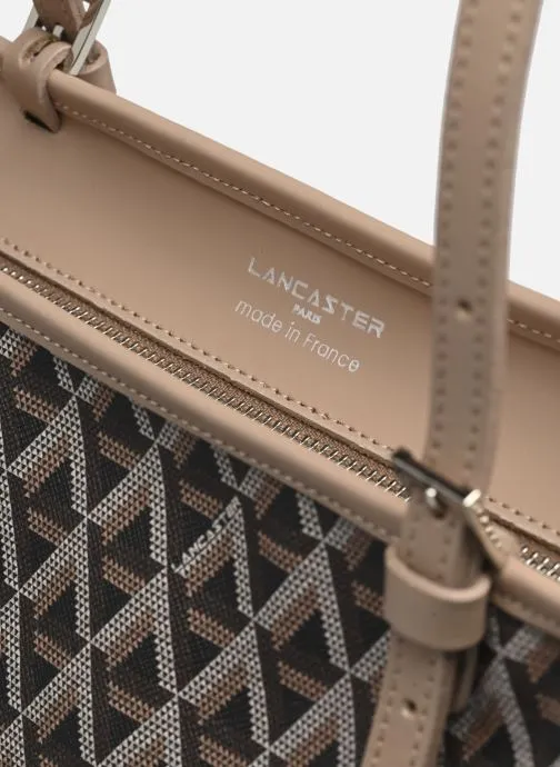      LANCASTER SAC CABAS éPAULE ZIPPéE L IKON  BRUIN   