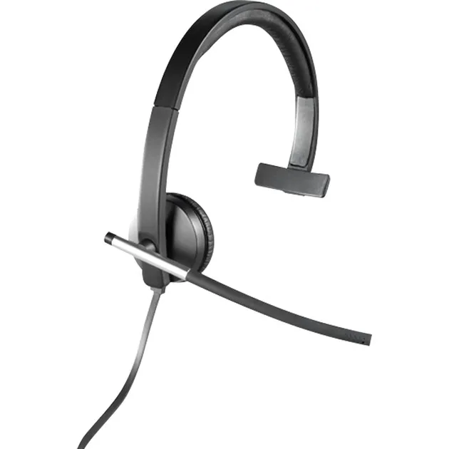 LOGITECH USB HEADSET MONO H650E ONEAR  (ZWART)