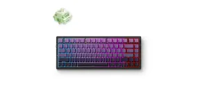 MCHOSE G75 Pro Tri-mode Black Purple Gradient Matcha Latte V2 Gasket Structure Mechanical, gaming toetsenbord (Zwart/paars, US l