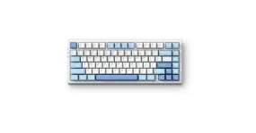 MCHOSE G75 Pro Tri-mode Gasket Structuur Mechanisch gaming toetsenbord (Blauw, US lay-out, KTT Cabbage Tofu V2, 75%, RGB, hot sw