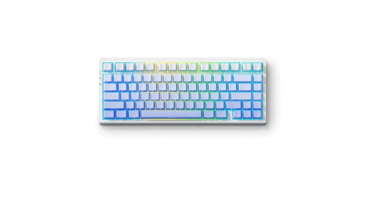 MCHOSE G75 PRO TRIMODE GASKET STRUCTUUR MECHANISCH GAMING TOETSENBORD (US LAYOUT, KTT CABBAGE TOFU V2, 75%, RGB, HOT SWAP, PBT