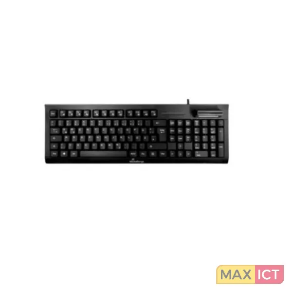 MediaRange MROS115 toetsenbord Kantoor USB QWERTZ Duits Zwart