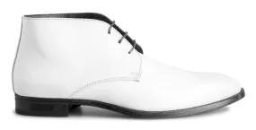 MioTinto Herenschoenen Veterlaarzen wit
