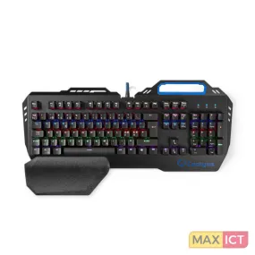 Nedis GKBD400BKND toetsenbord Gamen USB QWERTY Nederlands Zwart
