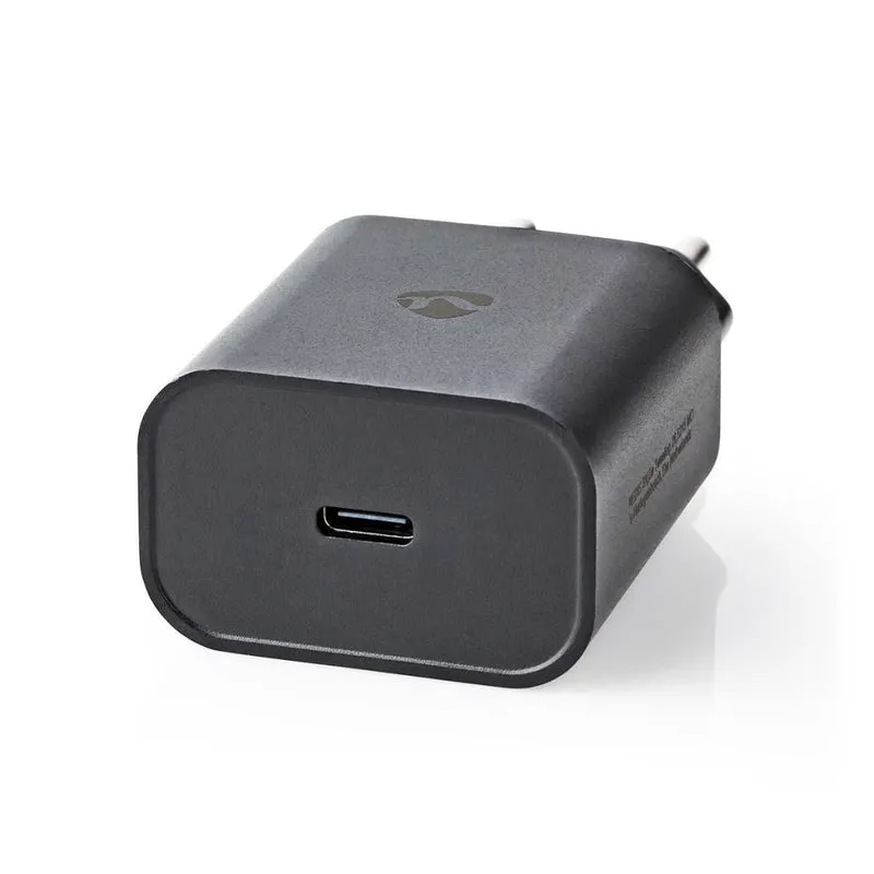 NEDIS WCPD20W102BK OPLADER PD3.0 20W 1.67 / 2.22 / 3.0 A OUTPUTS: 1 USBC™ 20 W AUTOMATISCHE