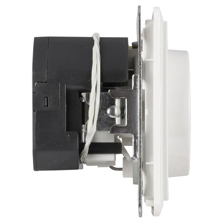 PEHA ST INBOUWCONTACTDS 1VOUD RA/USB 2.1A POLAR WIT
