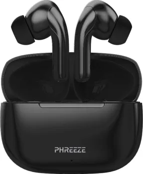 Phreeze Active Noise Cancelling Draadloze Oordopjes - iPX5 Waterdicht - 26 uur Speeltijd - Oplaadcase - Hi Res Audio - USB-C Fas