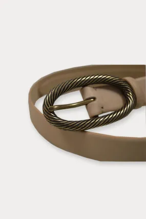Post & Co Leather Belt Maine Oil soia goud