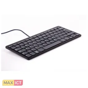 Raspberry Pi SC0198 toetsenbord Kantoor USB QWERTZ Duits Zwart, Grijs
