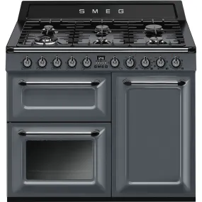 SMEG TR103GR FORNUIS 100 X 60 X 90 - 6 BRANDERS GAS - 2 OVENS MULTIFUNCTIE + 1 G