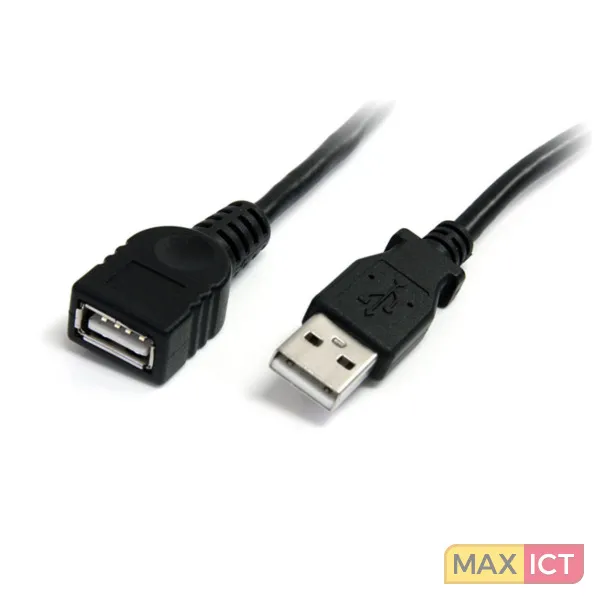 StarTech .com 1,80m USB 2.0 Verlengkabel A naar A Zwart M/F