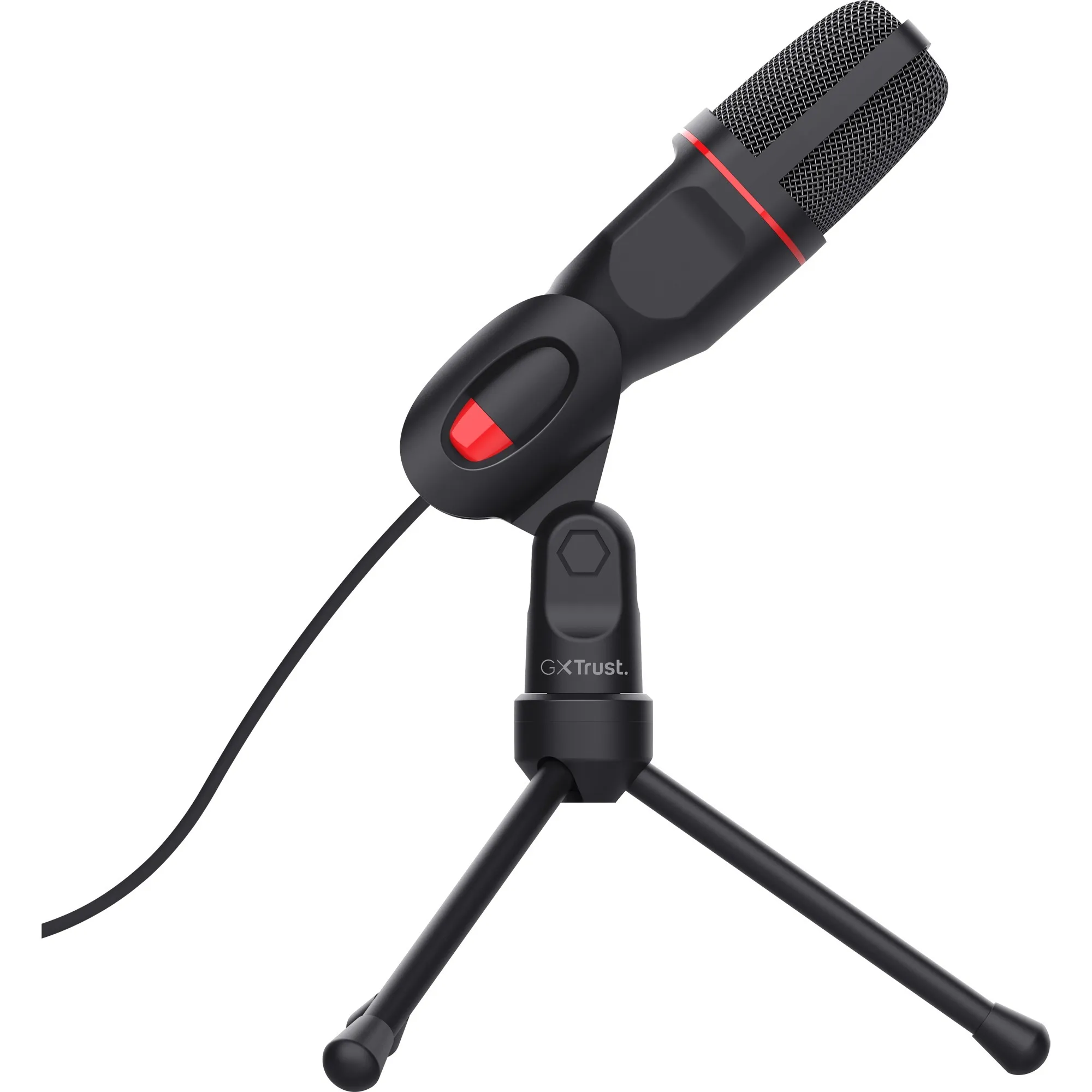 Trust GXT 212 Mico USB Microfoon (Zwart/rood)