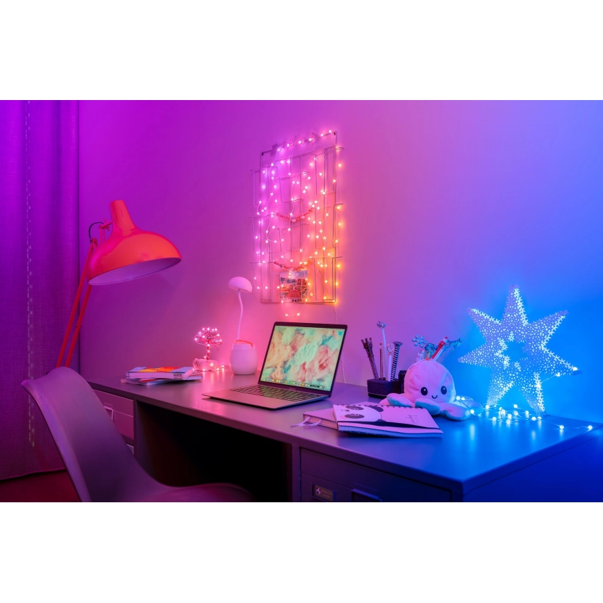 TWINKLY  LED RGB DIMBAAR KERST LICHTSNOER CANDIES 200XLED 14 M USB WIFI